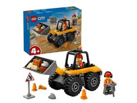 Lego City Carregadeira Rodas de Construção Amarela 81 pcs