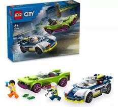 Lego City Carro da Policia e Muscle Car 213 pcs - 60415