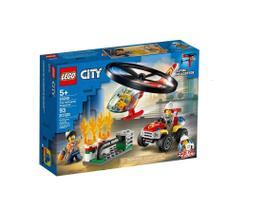 LEGO City Combate ao Fogo com Helicóptero 93 Peças 5+ 60248