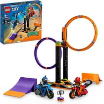 Lego City Desafio de Acrobacias com Anéis Giratórios 117 Peças 60360 - Lego