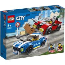 Lego City Detençao Policial Na Autoestrada 185 Peças 60242