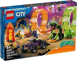 Lego city double loop stunt arena 598 pecas 60339