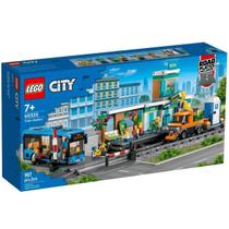 Lego City Estação de Trem 907 Peças Blocos de Montar 60335