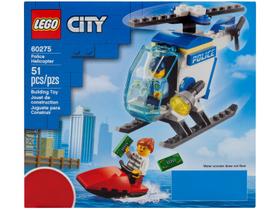 LEGO City Helicóptero da Polícia 51 Peças 60275