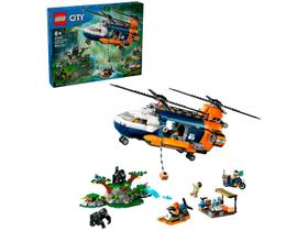 LEGO City - Helicóptero Jungle Explorer no acampamento base LEGO City - Helicóptero Jungle Explorer no acampamento base