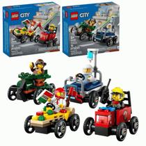 Lego City Kit de Corrida Maluca Com 4 Carrinhos 140 Pcs