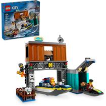 Lego City Lancha Policia e Esconderijo Bandidos 60417 311pcs