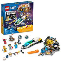 LEGO City Mars Navegamento De Exploração de Naves Espaciais 60354 Conjunto interativo de brinquedos de construção digital para crianças, meninos e meninas de 6 anos (298 peças)