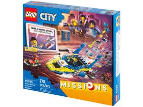 LEGO City Missions Missões Investigativas da - Polícia Aquática 278 Peças 60355