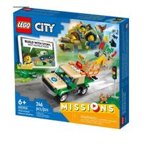 Lego City Missões de Resgate de Animais Selvagens 246 peças 60353 Lego City Missões de Resgate de Animais Selvagens 246 peças 60353