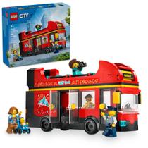 LEGO CITY Ônibus turístico vermelho de dois andares 60407