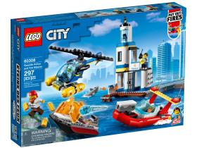 LEGO City Patrulha Costeira e Missão de Combate - ao Fogo 297 Peças 60308