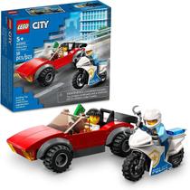 Lego City Perseguição Com Moto Da Polícia 59 Peças - 60392