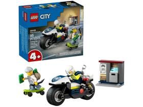 LEGO City Perseguição com Motocicleta da Polícia - 60455 65 Peças