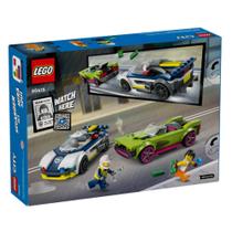 Lego city Perseguição de Carro da Policia e Muscle Car