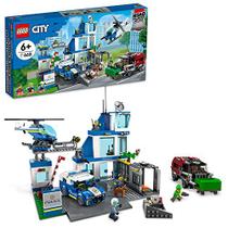 LEGO City Police Station 60316 Brinquedo de construção para crianças,