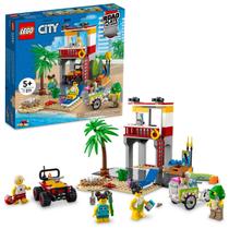 Lego City Posto Salva Vidas Da Praia 211 Peças 60328 - Lego