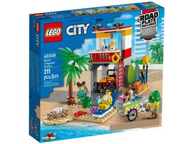 LEGO City Posto Salva-Vidas na Praia 211 Peças - 60328