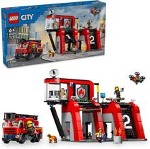 LEGO City - Quartel com Caminhão dos Bombeiros 60414