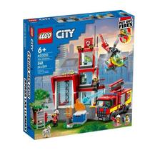 Lego City Quartel Dos Bombeiros 540 Peças 60320