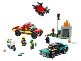 LEGO City Resgate dos Bombeiros e Perseguição de Polícia 60319