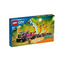 Lego City Stuntz Caminhao De Acrobacias E Anel De Fogo 60357