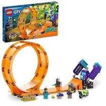 LEGO City Stuntz Smashing Chimpanzee Stunt Loop 60338 Conjunto de brinquedos de construção para meninos, meninas e crianças com mais de 7 anos (226 peças)