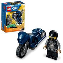 LEGO City Stuntz Touring Stunt Bike 60331 Building Toy Set Bicicleta movida a volante para meninos, meninas e crianças de 5 anos (10 peças)