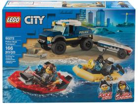 Lego City Transporte de Barco da Policia 60272 Lego City Transporte de Barco da Policia 60272