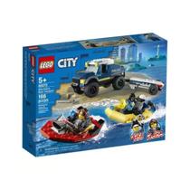 LEGO City Transporte de Barco Polícia Elite 5+ 166 Pçs 60272