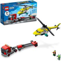 Lego city transporte de helicóptero de salvamento 60343