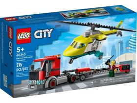 LEGO City - Transporte de Helicóptero de Salvamento - 60343