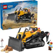 Lego city - trator de esteira amarelo 60466