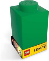 Lego Classic 1x1 Brick Silicone Night Light - Verde, 3" x 3" x 4,5"