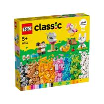 LEGO Classic - Animais de Estimação Criativos- 450 Peças - 11034