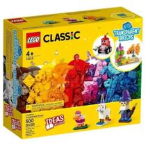 Lego Classic Blocos Transparentes 11013 Caixa 500 peças