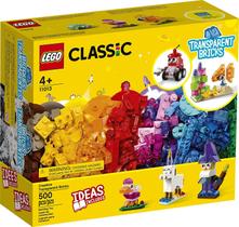 Lego classic blocos transparentes criativos 11013