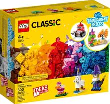 LEGO Classic Blocos Transparentes Criativos 500 peças -11013