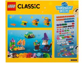 LEGO Classic Blocos Transparentes Criativos
