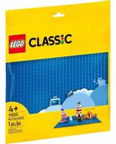 Lego classic blue baseplate 1 peça (11025)