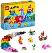 Lego Classic Diversão Criativa No Oceano 333 Peças - 11018