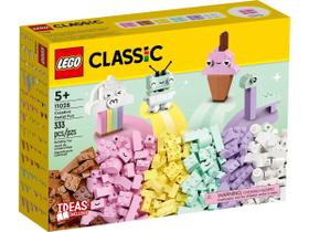 LEGO Classic - Diversão Pastel Criativa - 333 Peças - 11028 - Conjunto blocos de montar