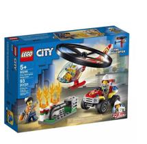 Lego combate ao fogo com helicoptero 60248