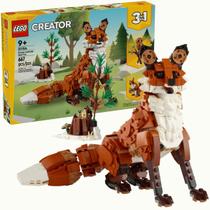 Lego Creator 3 Em 1 Animais da Floresta Raposa Vermelha