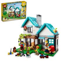 LEGO Creator 3 em 1 Casa Aconchegante 31139 - Brinquedo de Construção com Minifiguras