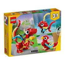 Lego Creator 3 em 1 Dragao Vermelho 31145