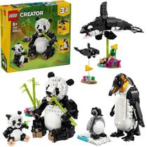LEGO Creator 3 em 1 Família Animais Selvagens 626 Pçs8+31165 LEGO Creator 3 em 1 Família Animais Selvagens 626 Pçs8+31165