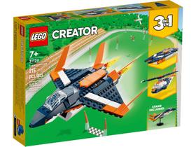 LEGO Creator 3 em 1 - Jato Supersônico - 215 Peças - 31126