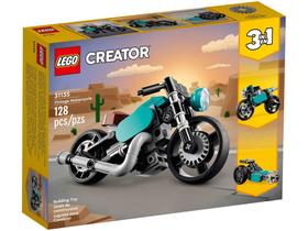 LEGO Creator 3 em 1 Motocicleta Vintage 128 Peças - 31135