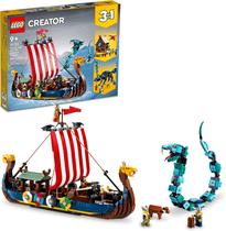 LEGO Creator 3 em 1 Navio Viking - 1192 peças 31132 LEGO Creator 3 em 1 Navio Viking - 1192 peças 31132